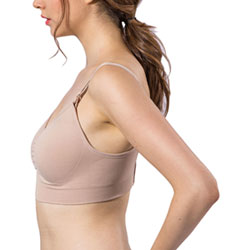 Modern Eternity Jade Seamless Nursing Bra - Medium - Nude