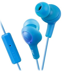 JVC Hafr6A Gummy Plus High Quality Headphones In Blue