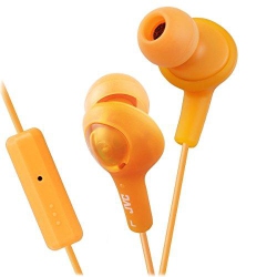 JVC Hafr6D Gummy Plus High Quality Headphones In Orange