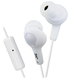 JVC Hafr6W Gummy Plus High Quality Headphones In White