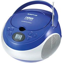NAXA ELECTRONICS Portable Mp3/cd Player With Am/fm Stereo Radio In Blue