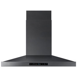 Samsung 36" Wall Chimney Range Hood (NK36K7000WG/AA) - Black Stainless - Open Box -Perfect Condition