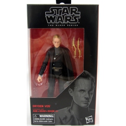 STAR WARS The Series 6 Inch Action Figure Wave 31 - Dryden Vos #79 (Shelf Wear Packaging) In Black