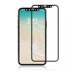 CSMART 【】 Case Friendly 3D Curved Full Coverage Tempered Glass Screen Protector for Iphone X / Xs / Iphone 11 Pro (5.8") In Black