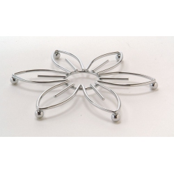 KOZY NICHE Trivet - Flat Metal Flower