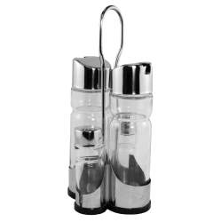 KOZY NICHE 5 PC Salt And Pepper And Sauce Set
