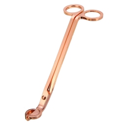 NAVOR Polished Stainless Steel Candle Wick Trimmer In Rose - Rust Proof Wick Clipper Or Cutter Scissors | Candle Wick Accessory Elegant Gifts For