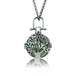 METALSMITHS STERLING Stainless Steel Anitque Finish Tree Of Life Aroma Therapy Diffuser