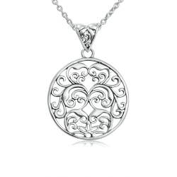 METALSMITHS STERLING Sterling Panos K Designs Limited Edition Scroll Pendant In Silver