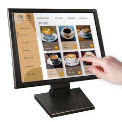 ANGEL CANADA 17" Pos Touch Screen Tft Lcd Touchscreen Monitor With Multi-Position Stand for Restaurant Bar Kiosk Retail