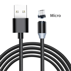 CSMART Magnetic Metal Adapter Charger Micro USB Charge & Sync Cable for Samsung / Lg / Android