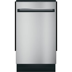 GE Profile 18" 47dB Built-In Dishwasher with Stainless Steel Tub (PDT145SGLWW) - White