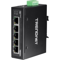 TRENDNET 5-Port Hardened Industrial Gigabit Din-Rail Switch