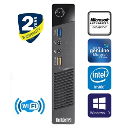 LENOVO Refurbished (Good) - Thinkcentre M92P Tiny Core I5 3470T 8GB Ram 500GB HDD Windows 10 Professional(2015 Model)