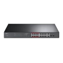 TP LINK Tp-Link 16-Port 10/100Mbps + 2-Port Gigabit Unmanaged Poe Switch