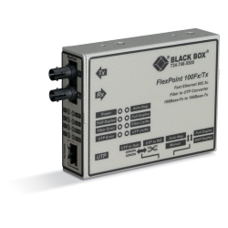 BLACK BOX Box Single Mode Flexpoint Modular Media Converter - (Lmc213A-Smst-R2)