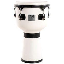 GON BOPS Fiesta 10 Djembe - Magic In White