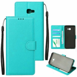 CSMART [Cs] Samsung Galaxy J3 Prime / Galaxy J3 2017 Case, Magnetic Leather Folio Wallet Flip Case Cover With Card Slot In Teal