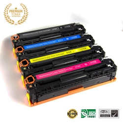ULTRA TONER 4 Colors Combo - HP 131A (Cf210A, Cf211A, Cf212A, Cf213A) Bk/m/y/c Toner Cartridge Premium Quality！