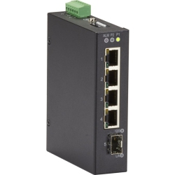 BLACK BOX Box Industrial Gigabit Ethernet Switch - Extreme Temperature, 5-Port Lig401A