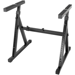 DURAMEX (Tm) Heavy Duty Z-Style Keyboard Stand With 23.6-35.4"/60-90Cm Adjustable Height And 23.2-40.6"/59-103Cm Adjustable Width