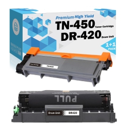 ULTRA TONER Toner & Drum Combo - Superior Compatible Brother Tn450 & Dr420 for Brother Printer