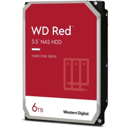 WESTERN DIGITAL Wd 6Tb Nas Internal Hard Drive - 5400 Rpm Class, SATA 6 GB/s, Smr, 256Mb Cache, 3.5" - Wd60Efax In Red