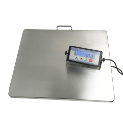 ANGEL POS Extra Large 22" X 18" Stainless Steel 400Lb Heavy Duty Digital Postal Shipping Scale, Powered By Batteries Or Ac Adapter