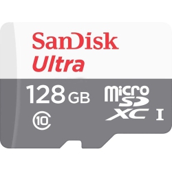 SANDISK Ultra 128GB 80Mb/s Uhs-I Class 10 Micro Sd Card Sdsquns-128G
