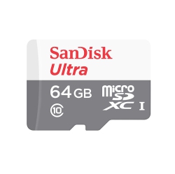 SANDISK Ultra 64GB 80Mb/s Uhs-I Class 10 Micro Sd Card Sdsquns-064G