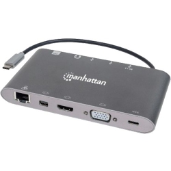 MANHATTAN Superspeed USB-C to 7-In-1 Docking Station