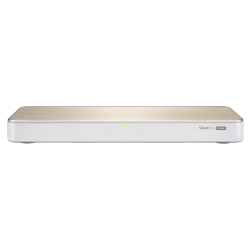 QNAP SYSTEMS INC. Hs-453Dx-8G Silent And Fanless Multimedia Nas Hybrid Storage Structure, 10GBe Connectivity, And HDMI 2.0 4K Output Screen Reader