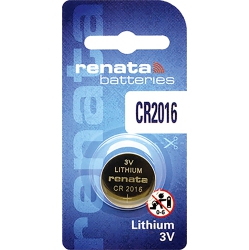 RENATA 1 X Cr2016 Batteries, Lithium Battery 2016