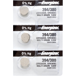 ENERGIZER 3 X 394 Watch Batteries, Sr936Sw Or 380 Battery