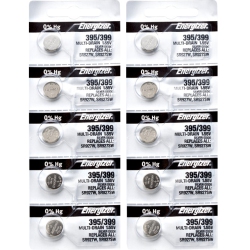 ENERGIZER 10 X 395 Watch Batteries, Sr927Sw Or 399 Battery