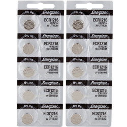 ENERGIZER 10 X Cr1216 Batteries, Lithium Battery 1216