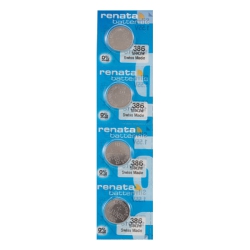 RENATA 4 X 386 Watch Batteries, Sr43W Battery