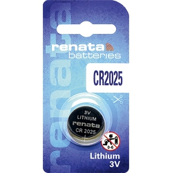 RENATA 1 X Cr2025 Batteries, Lithium Battery 2025