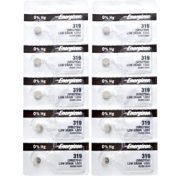 ENERGIZER 10 X 319 Watch Batteries, Sr527Sw Battery