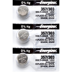 ENERGIZER 3 X 357 Watch Batteries, Sr44W Or 303 Battery