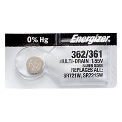 ENERGIZER 1 X 362 Watch Batteries, Sr721Sw Or 361 Battery