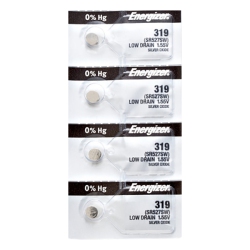 ENERGIZER 4 X 319 Watch Batteries, Sr527Sw Battery