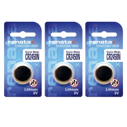 RENATA 3 X Cr2450 Batteries, Lithium Battery 2450
