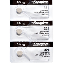 ENERGIZER 3 X 321 Watch Batteries, Sr616Sw Battery