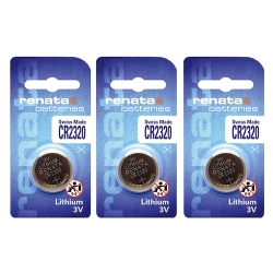 RENATA 3 X Cr2320 Batteries, Lithium Battery 2320