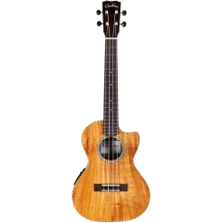 CORDOBA 25T-Ce Cutaway Tenor Ukulele - Herringbone, Pickup