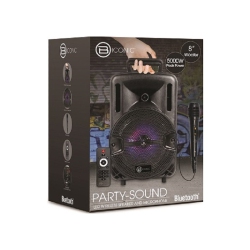 BYTECH Biconic Bc-Sw-08-102-Bk Party Sound Bluetooth Speaker With Microphone