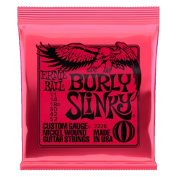 ERNIE BALL Nickel Wound Electric Guitar Strings - Burly Slinky 11-52