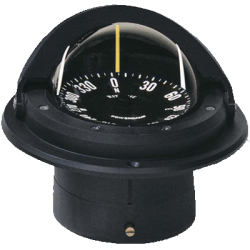 RITCHIE COMPASSES Compass, Flush Mount, 3" Dial In Black