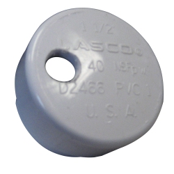 LEE'S TACKLE Lee's Pvc Drain Cap F/heavy Rod Holders 1/4" Npt